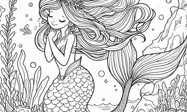 Shy mermaid