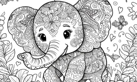 Kleiner Elefant Mandala