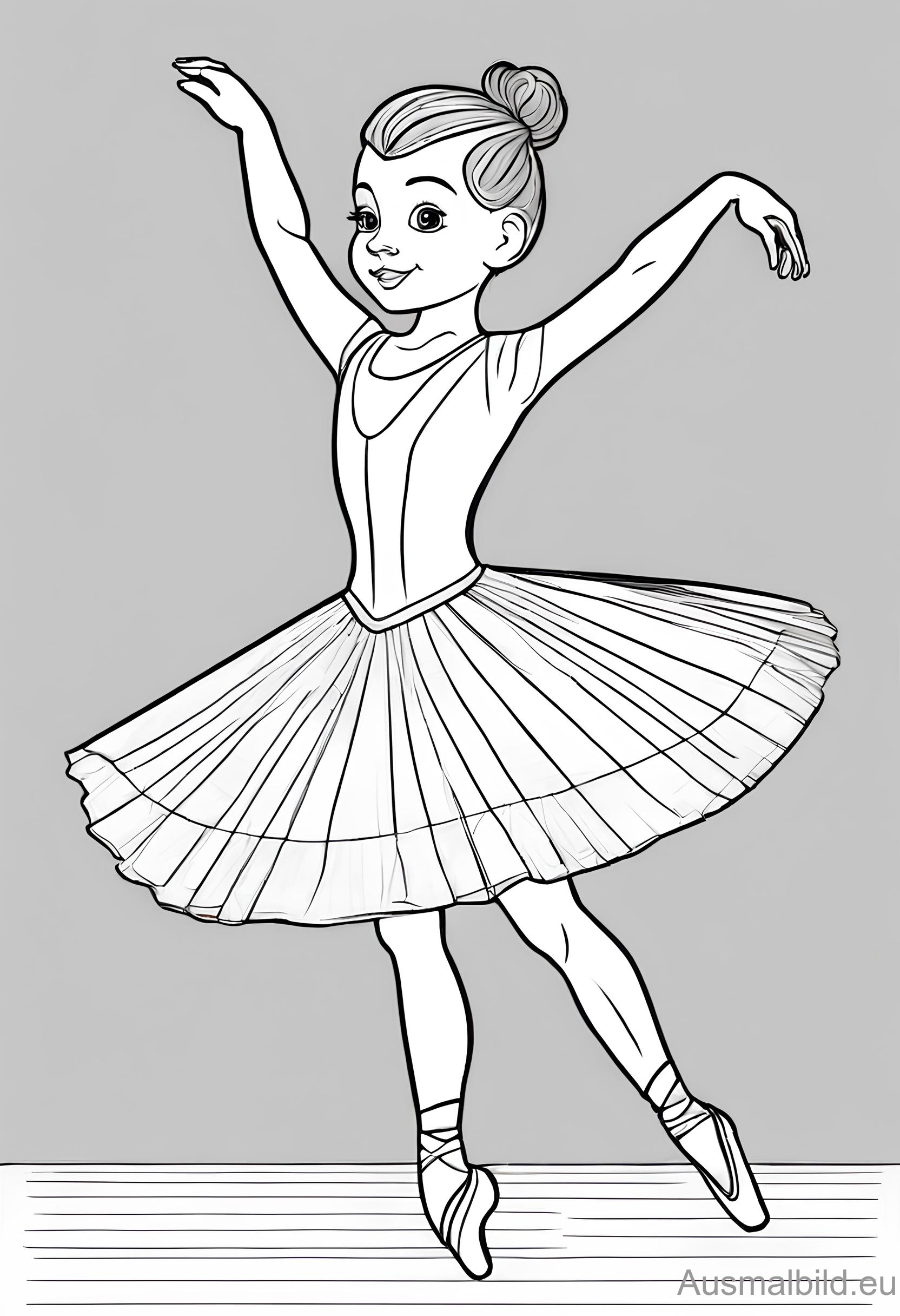 Mädchen tanzt Ballett 4