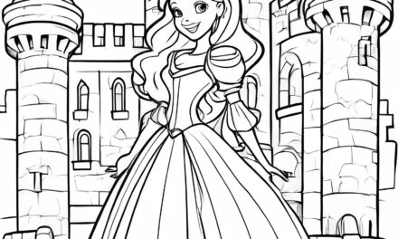 Prinzessin vor dem Schloss 2