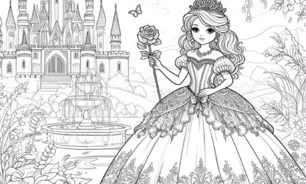 Princess in the castle garden