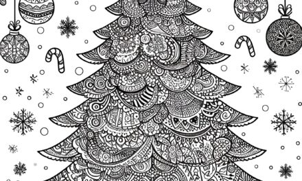 Weihnachtsbaum Mandala 2