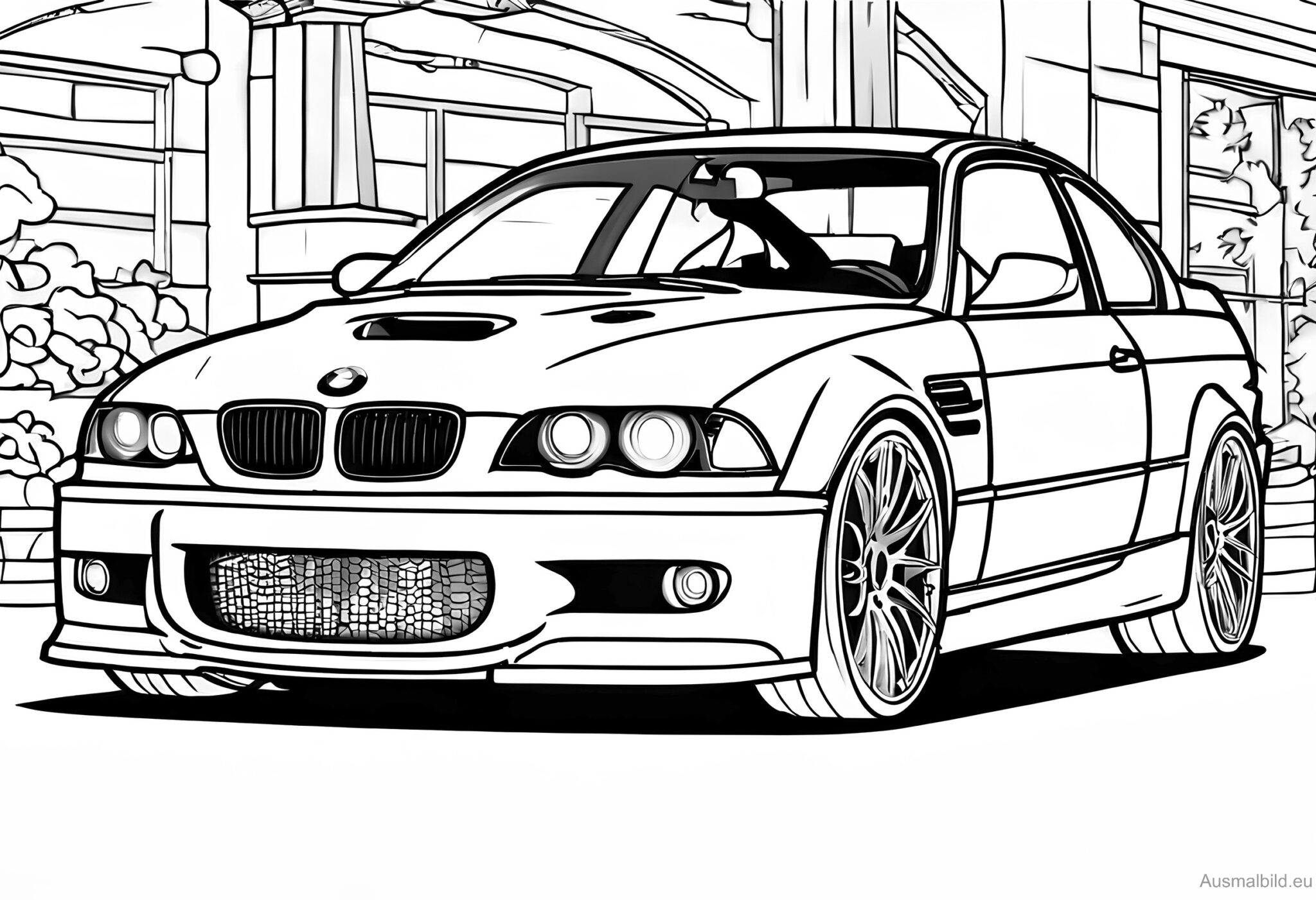 ausmalbilder bmw m3