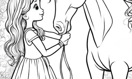 Unicorn & young girl