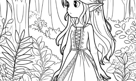 Elf girl in the forest