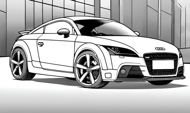 Audi TT coloring picture