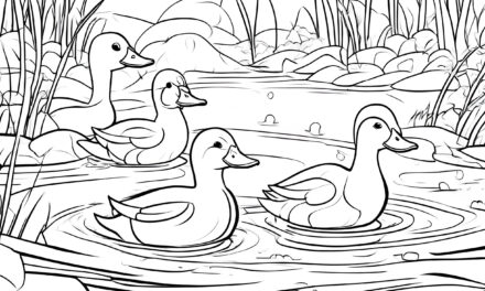 Ducks swimming on the pond