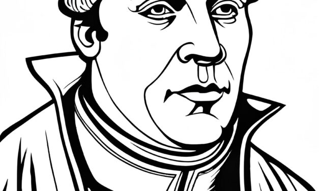 Martin Luther Ausmalbild