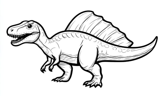 Einfacher Spinosaurus