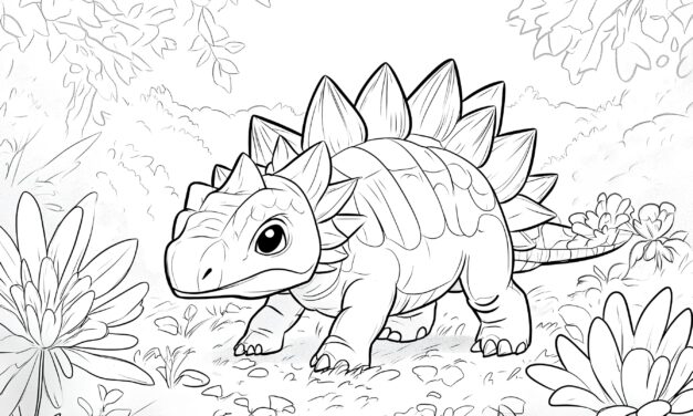 Stegosaurus im Urwald