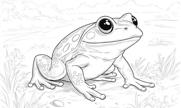 Frog at the pond