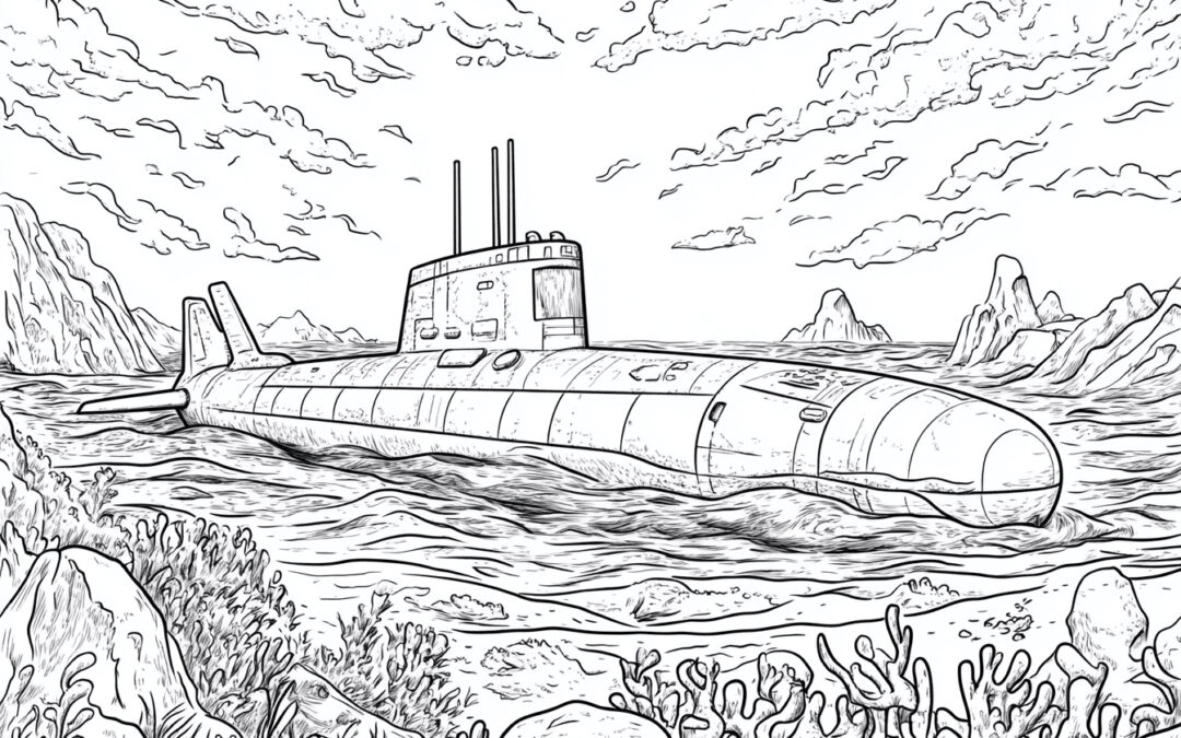 Submarine surfaced