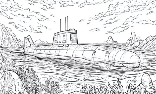 Submarine surfaced