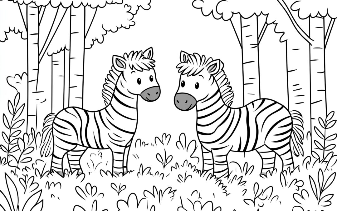 Einfache Zebras