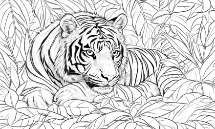 Tiger in the bushes