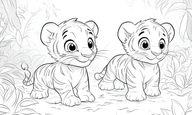 Zwei Tigerbabies