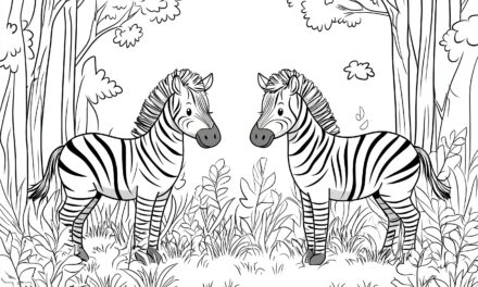 Zwei Zebras