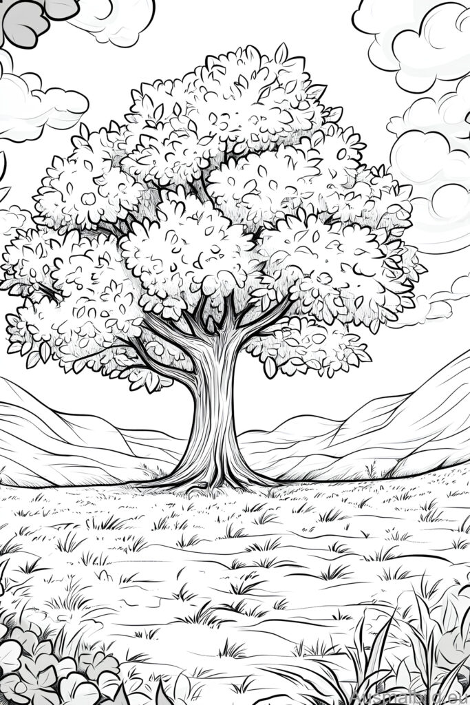 baum-auf-der-wiese-b-ume-ausmalbild-eu