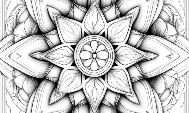 Blumen Mandala 3