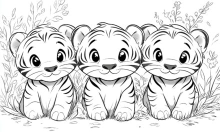 Three little tigers