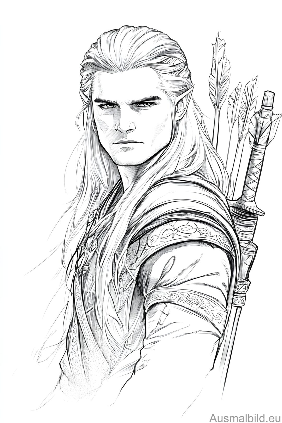 Legolas Personen Ausmalbild eu