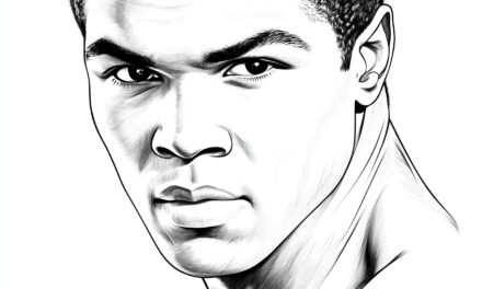 Muhammad Ali coloring picture