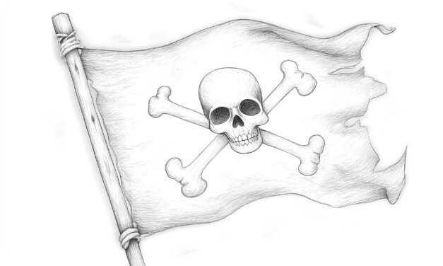 Skull and crossbones flag