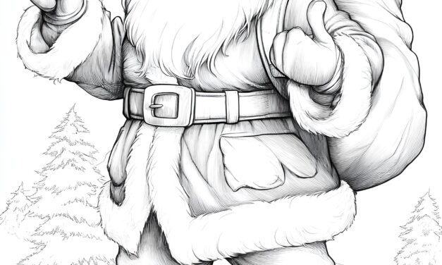 Santa Claus with presents