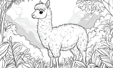 Alpaca in the forest 2