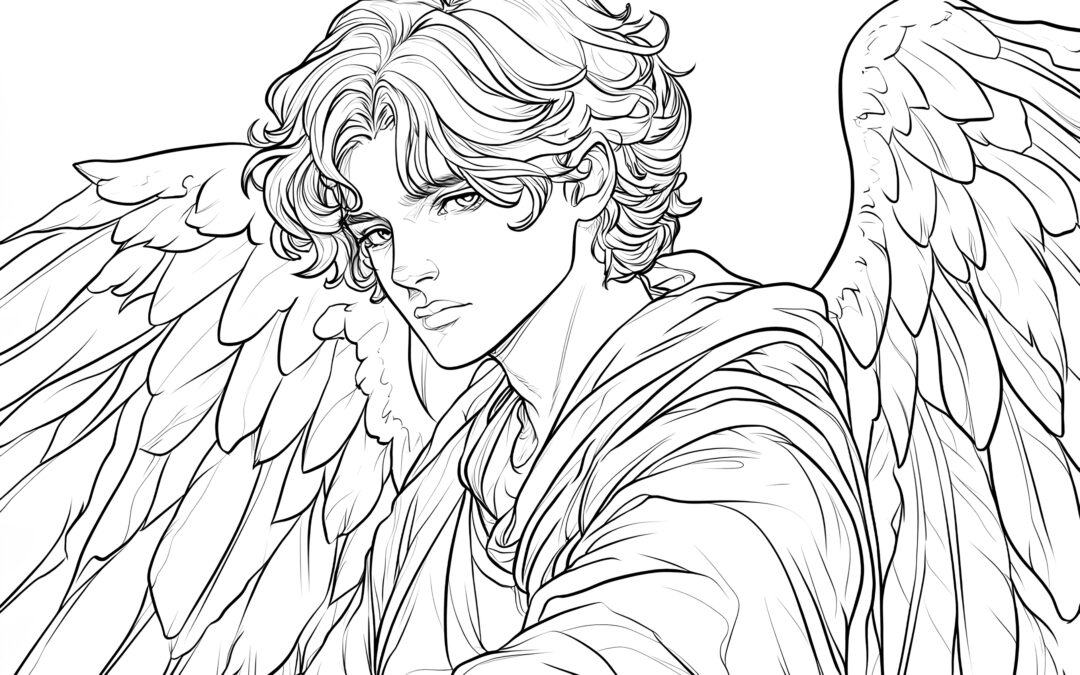 Nachdenklicher Engel