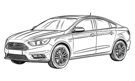 Ford Mondeo coloring picture