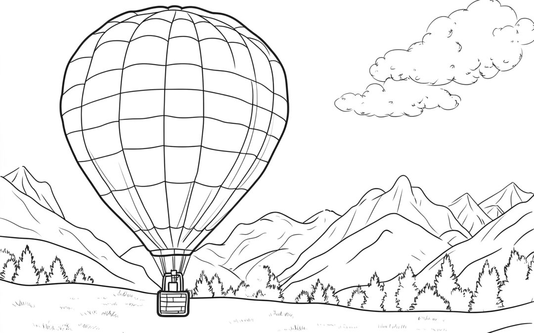 Heißluftballon hebt ab