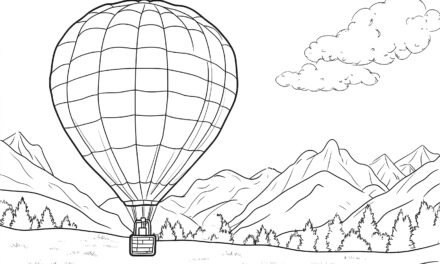 Hot Air Balloon takes off