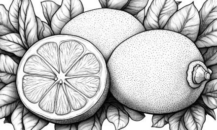 Lemons coloring picture