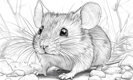Kleine Maus im Gras