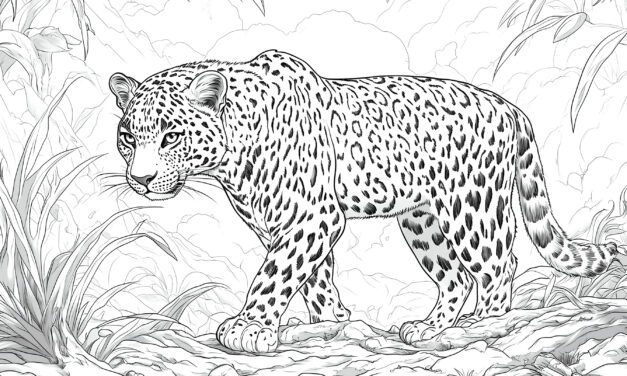 Leopard im Wald