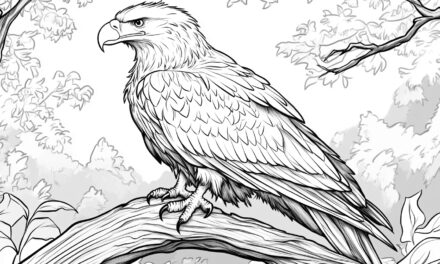 Adler auf dem Ast