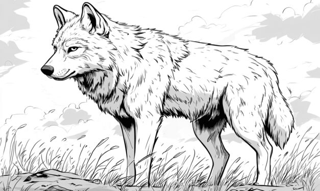 Arktischer Wolf
