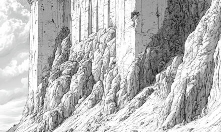 Large castle in the mountains