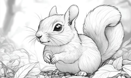 Wachsames Eichhörnchen