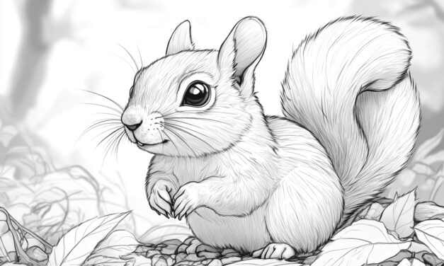 Vigilant squirrel