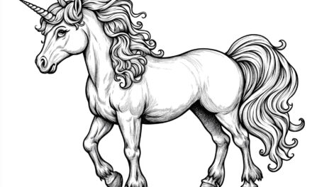 Unicorn with Lush Tail