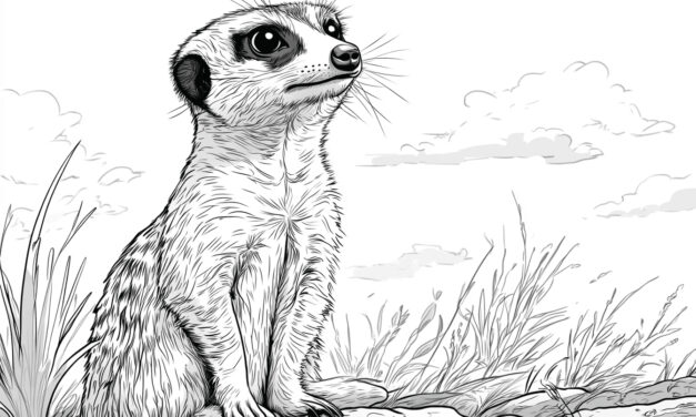 Wachsames Erdmännchen