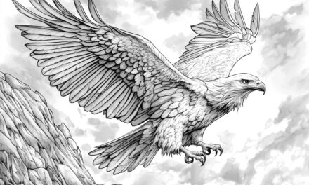 Eagle in flight