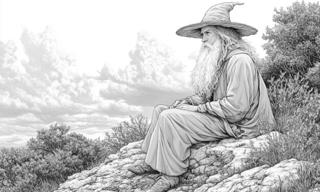 Gandalf ruht sich aus