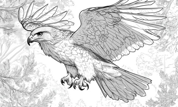 Goshawk in flight