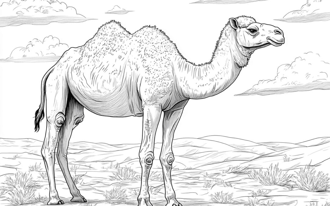 Kamel in der Wüste 4