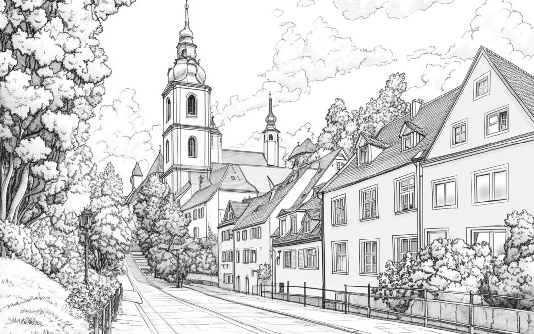 Kleinstadt in Bayern