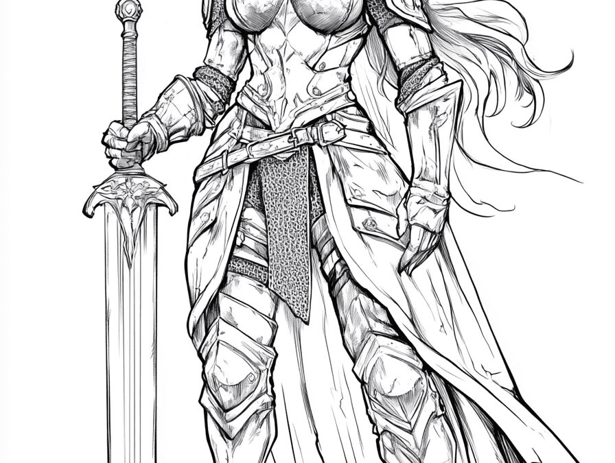 Warrior with sword
