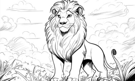 Majestätischer Löwe